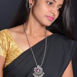 Oxidised Chain With Pendant