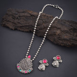Oxidised Chain With Pendant