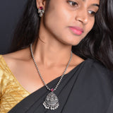 Oxidised Chain With Pendant