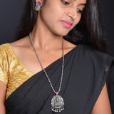 Oxidised Chain With Pendant