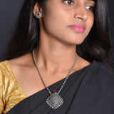 Oxidised Chain With Pendant