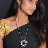 Oxidised Chain With Pendant