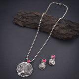Oxidised Chain With Pendant