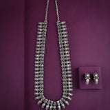 Oxidised Temple Long Necklace