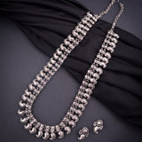 Oxidised Temple Long Necklace