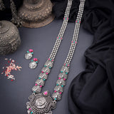 Oxidised Kolhapuri Long Durga Necklace
