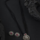 Oxidised Durga Mangalsutra