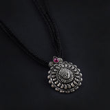 Oxidised Durga Mangalsutra