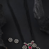 Oxidised Kudi 3 Pendant Mangalsutra