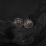 Oxidised Handmade Flower Deign Mangalsutra