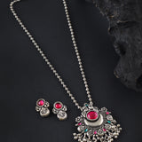 Oxidised Chain Pendant