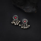 Oxidised Kolhapuri Jundlepot Layred Necklace