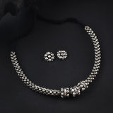 Oxidised Three Beads Kolhapuri Thushi
