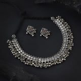 Oxidised Ghungroo Necklaace
