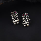 Oxidised Kolhapuri Chand Pendant Wajratika Necklace
