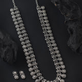 Oxidised Long Kolhapuri Necklace