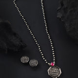 Oxidised Rajmudra Mangalsutra