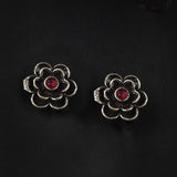 Oxidised Flower Design Mangalsutra