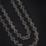 Oxidised Kolhapuri Two Layer Bakuli Haar