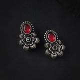 Oxidised Kolhapuri Two Layer Bakuli Haar