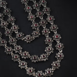 Oxidised Kolhapuri 3 Layer Bakuli Haar