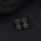 Oxidised Deligate Necklace