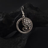 Oxidised Handcrafted Peacock Earrings