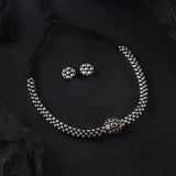 Oxidised Kolhapuri Single Beads Thushi