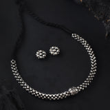 Oxidised Kolhapuri Single Beads Thushi