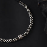 Oxidised Kolhapuri Single Beads Thushi