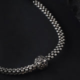 Oxidised Kolhapuri Single Beads Thushi