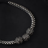 Oxidised Kolhapuri 3 Beads Thushi