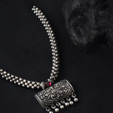 Oxidised Kolhapuri Pendant Thushi