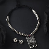 Oxidised Kolhapuri Pendant Thushi