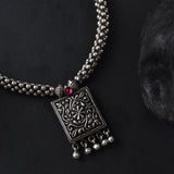 Oxidised Kolhapuri Pendant Thushi