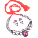 Oxidised Boll chain Necklace